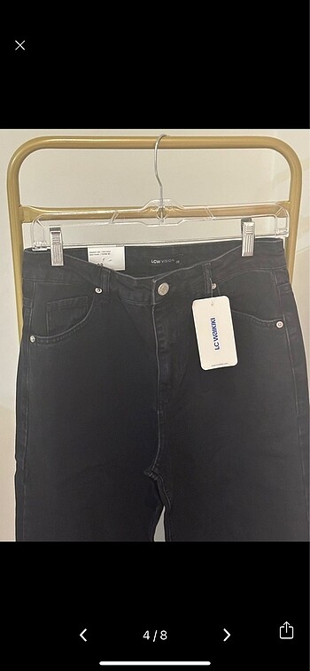 28 Beden siyah Renk Pantolon jean
