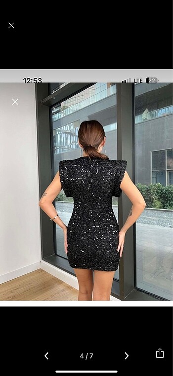 l Beden siyah Renk Zara elbise