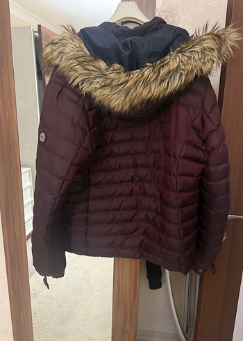 Avva Bordo Kürklü Erkek Günlük Mont - Görsel 5