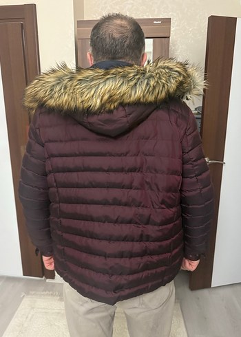 Avva Bordo Kürklü Erkek Günlük Mont - Görsel 2