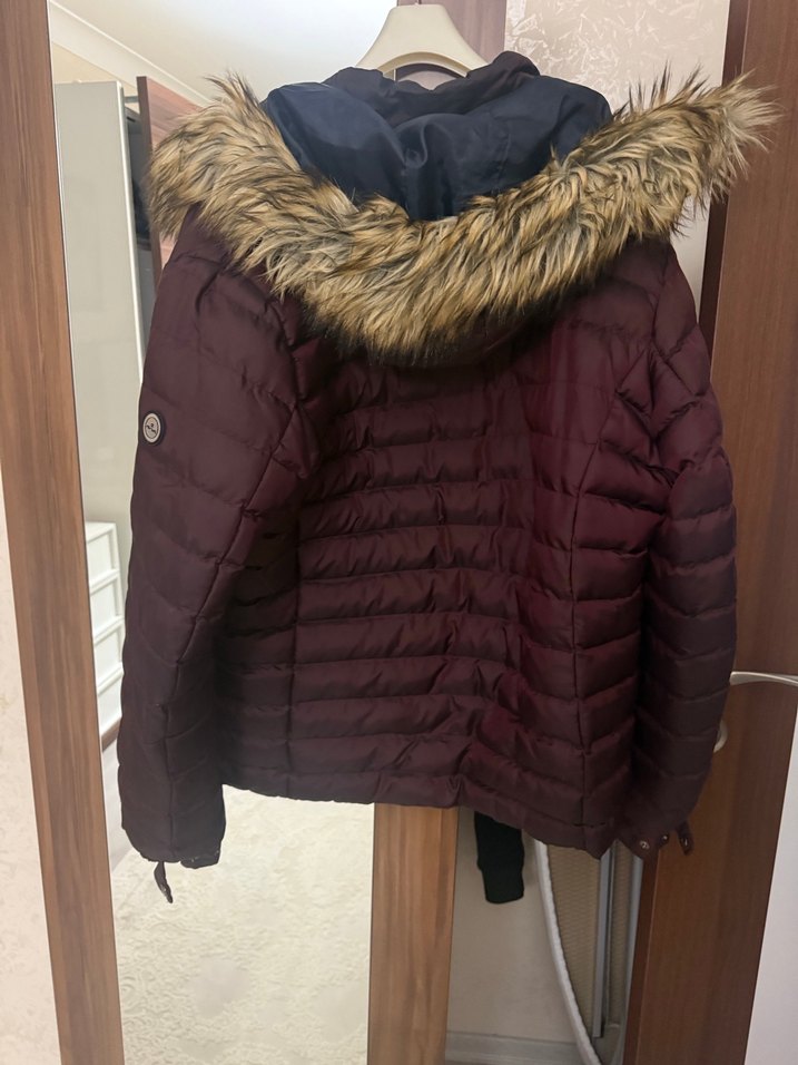 Avva Bordo Kürklü Erkek Günlük Mont - Görsel 5