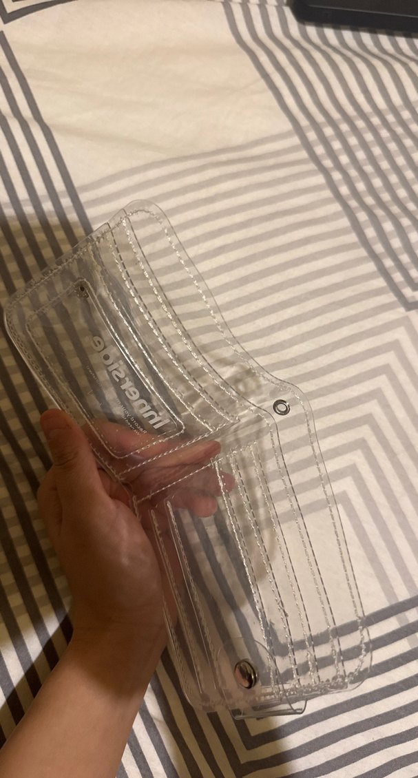 Kore tarzı şeffaf Kadın Cüzdan - Görsel 3