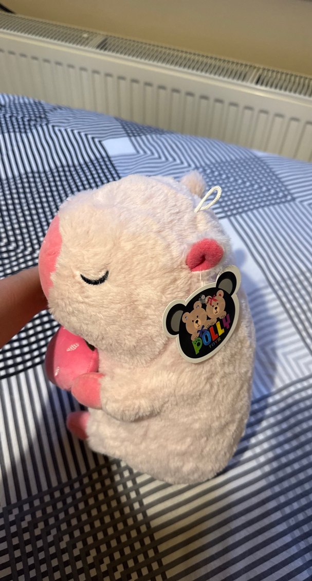 Pembe Kalpli Peluş Oyuncak - Görsel 3