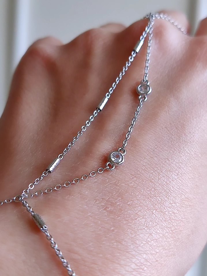 Gümüş Renk Taş Detaylı Şahmeran - Görsel 2