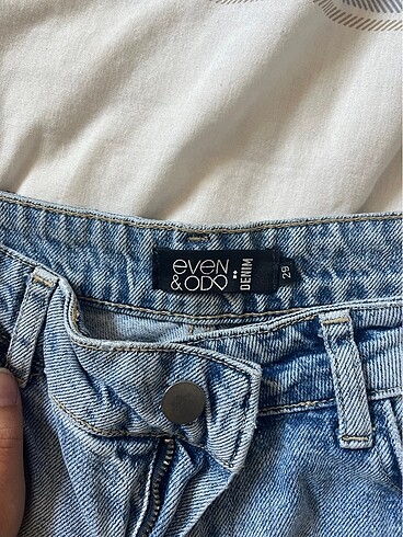 Diğer Yırtık mom Jean denim pantolon