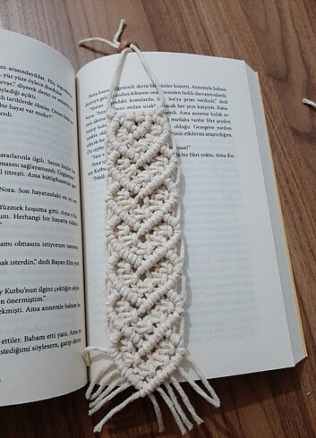 Makrome Kitap Ayracı 