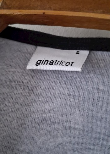 Gina ginatricot Bohem Desenli Gri Midi KimonoS beden