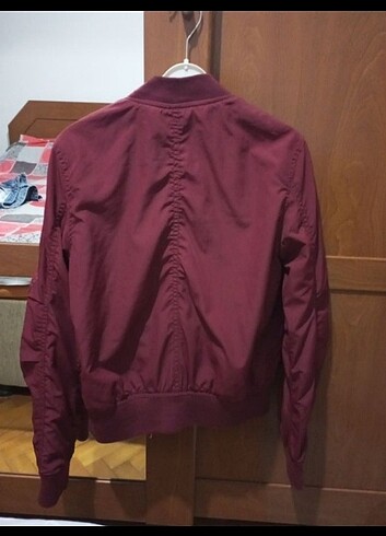 Bershka bershka bordo bomber ceket