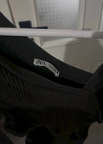 Siyah Tek Kollu Uzun Elbise - Görsel 3