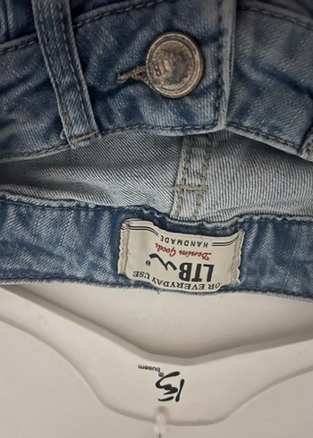 Gri Mavi Kadın Salaş Paça Kot Pantolon - Görsel 5