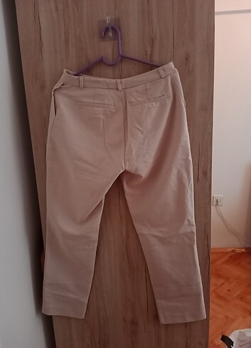 Bej likralı pantolon 