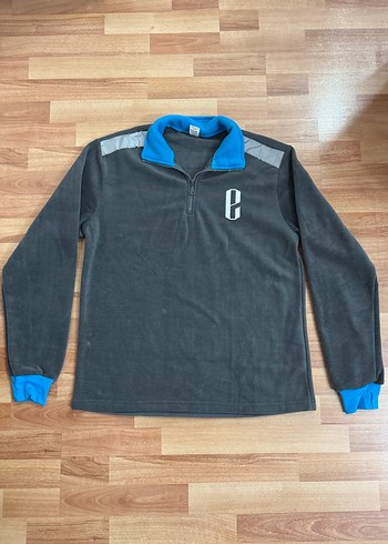 l/xl Beden gri Renk Reflektörlü L/XL Gri Erkek Uzun Kollu Polar Sweatshirt