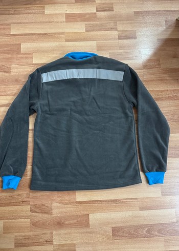 Diğer Reflektörlü L/XL Gri Erkek Uzun Kollu Polar Sweatshirt