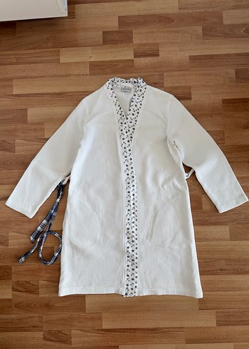 Englısh home marka Erkek Çocuk Beyaz Bornoz - Görsel 8