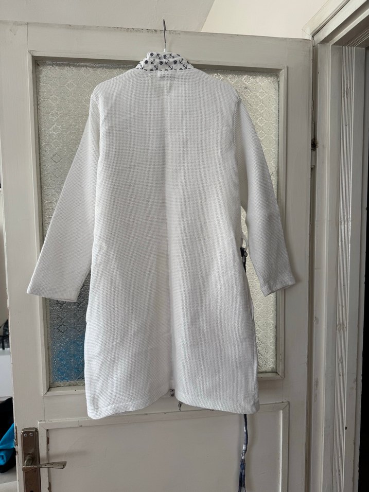 Englısh home marka Erkek Çocuk Beyaz Bornoz - Görsel 2