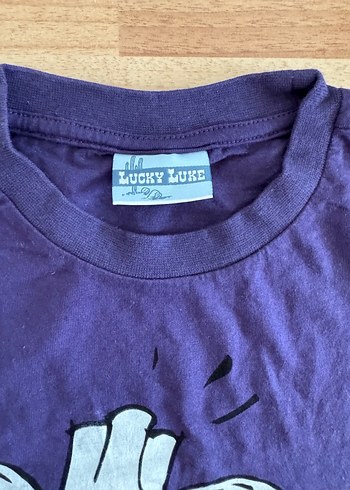 s Beden Unisex model Mor Kısa Kollu Baskılı Tişört
