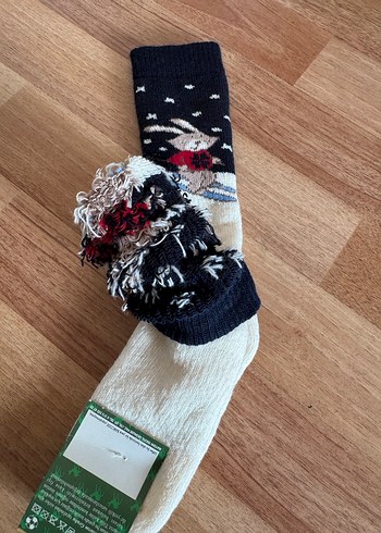 Nakışlı Çok Renkli Erkek Çorabı - Görsel 2