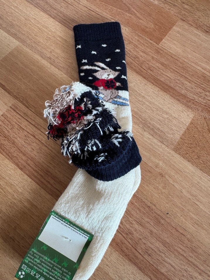 Nakışlı Çok Renkli Erkek Çorabı - Görsel 2