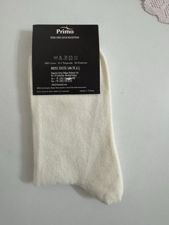 30/33 numara Unisex Lacivert Benetton Logolu Soket Çorap - Görsel 4