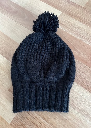 Siyah Örgü Kadın Bere - Görsel 5