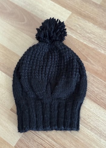 Siyah Örgü Kadın Bere - Görsel 2