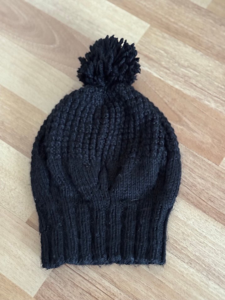 Siyah Örgü Kadın Bere - Görsel 2