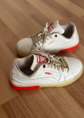 Beyaz PUMA Spor Ayakkabı - Görsel 9