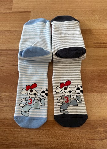 Havlu 32/36 numara Nakışlı Renkli Erkek Çorapları - Görsel 5