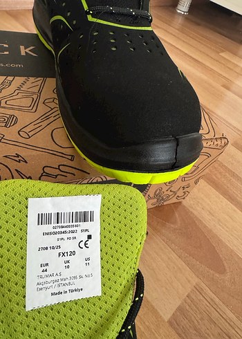 44 numara demir burunlu iş ayakkabısı - Görsel 4