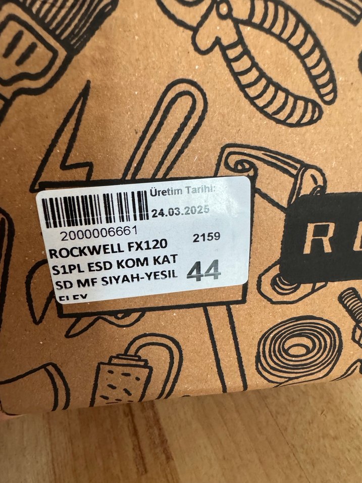 44 numara demir burunlu iş ayakkabısı - Görsel 3