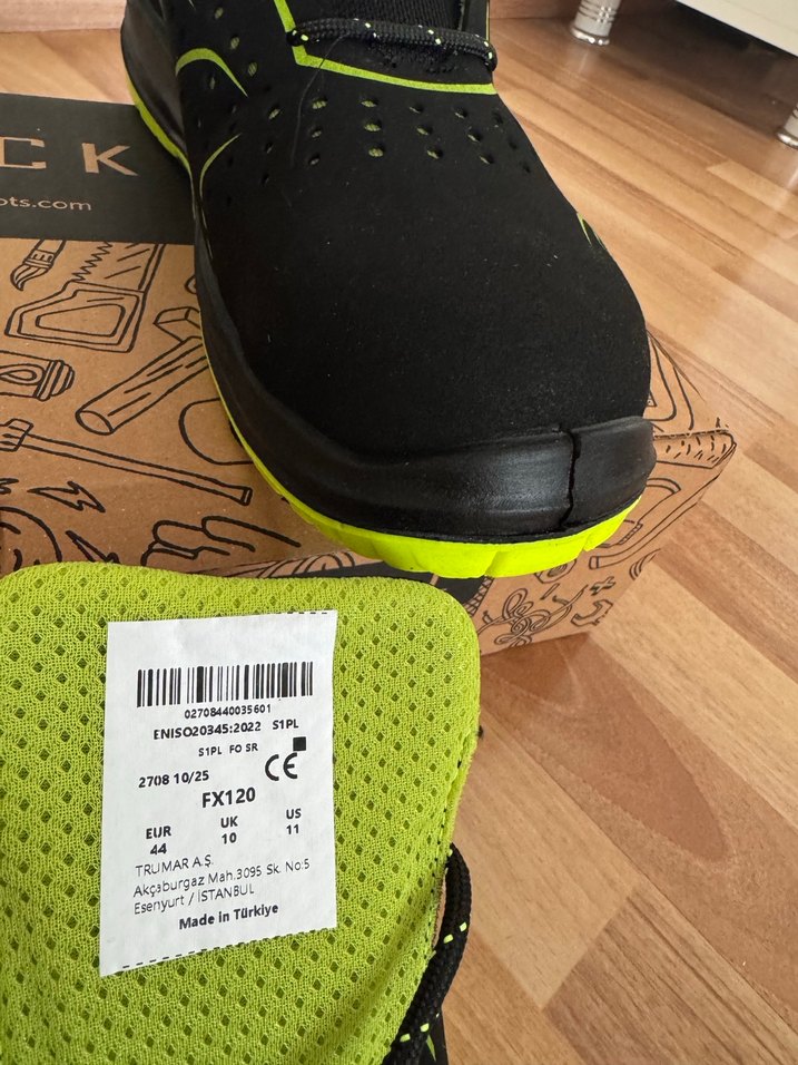 44 numara demir burunlu iş ayakkabısı - Görsel 4