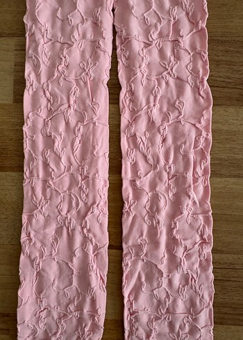 9/12 iki tane Kız Çocuk Pembe Külotlu Çorap Seti - Görsel 3