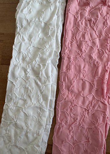 8/10 yaş Beyaz ve pembe 80 den Kız Çocuk Külotlu Çorap - Görsel 9