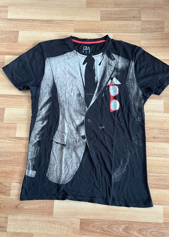 Siyah Erkek Tişört L/XL - Görsel 2