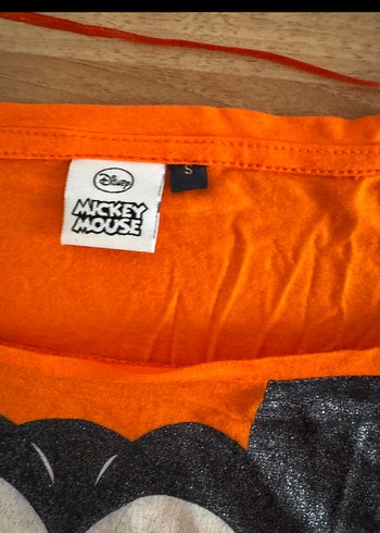 Disney 36/38 Renkli Baskılı Kayık Yaka Kadın Tişört - Görsel 2