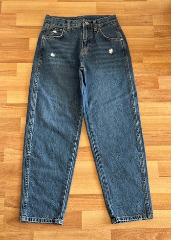 Civil Civil 10/12 yaş yeni Mavi Bol Kesim Denim Pantolon