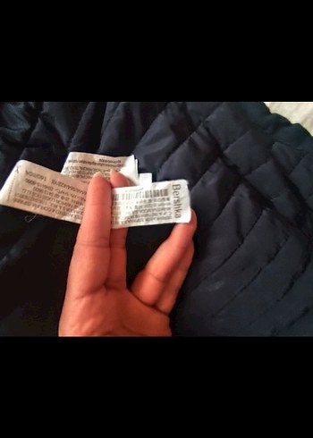 Bershka kadin mont kalin lacivert - Görsel 5