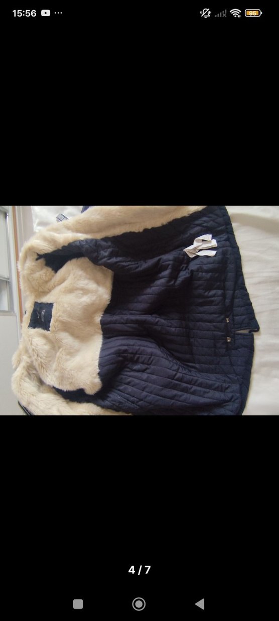 Bershka kadin mont kalin lacivert - Görsel 4