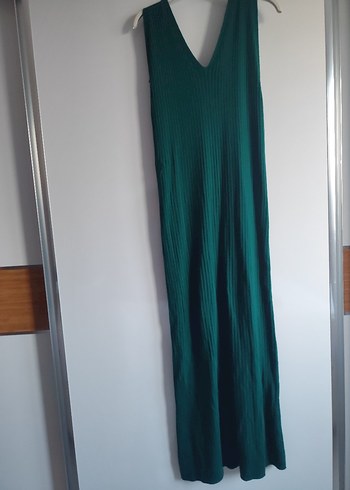 Yeşil Nakışlı Kadın Triko Kazak - Görsel 3