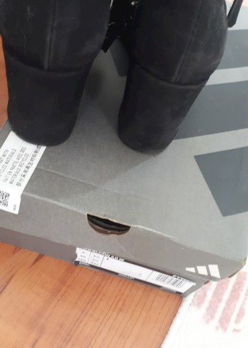 Siyah Süet Tokalı Blok Topuklu Kadın Bot - Görsel 6