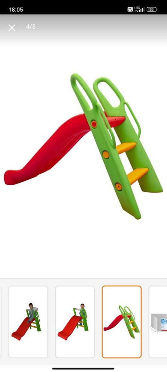Çocuklar için Renkli Kaydırak - Görsel 3