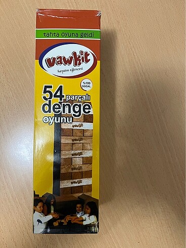 Ahşap denge oyunu