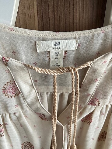 H&M Hm şifon bluz