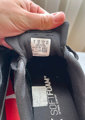 Siyah Kadın Platform Spor Ayakkabı - Görsel 4