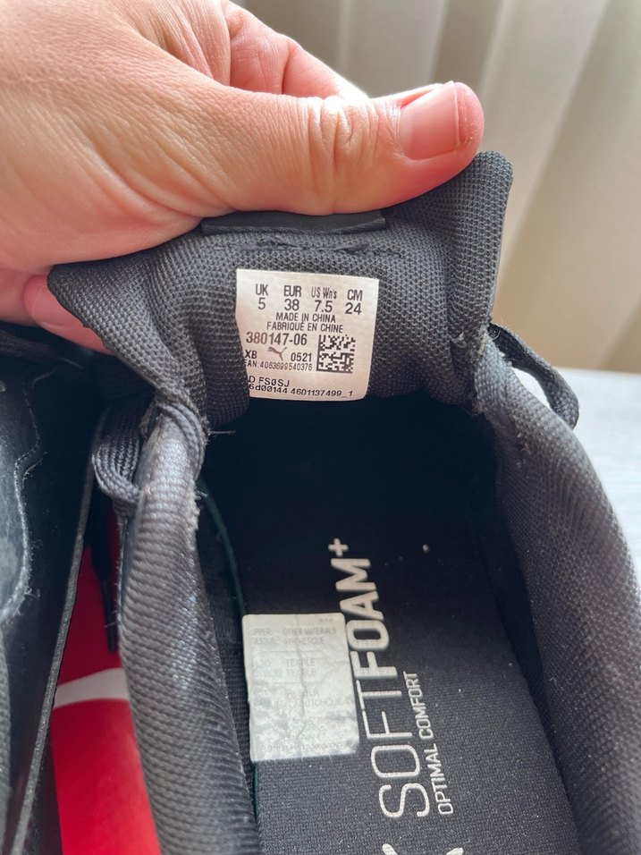 Siyah Kadın Platform Spor Ayakkabı - Görsel 4