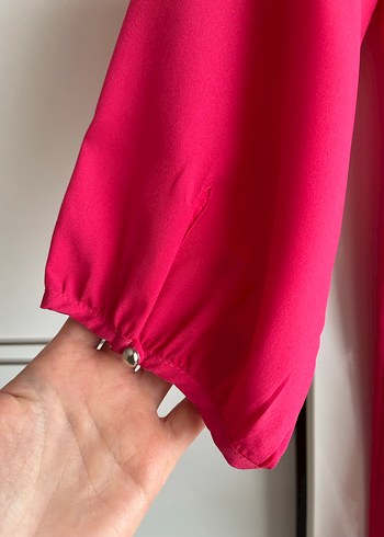 Nakışlı Pembe  Bluz - Görsel 5