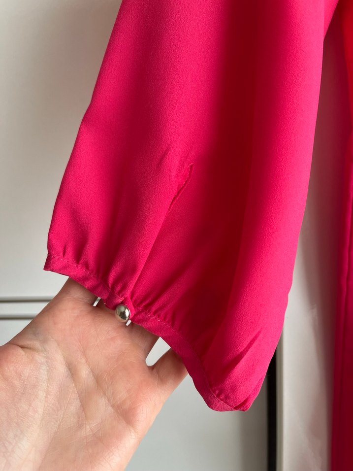 Nakışlı Pembe  Bluz - Görsel 5