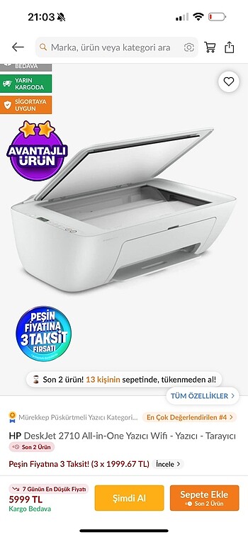 Hp yazıcı