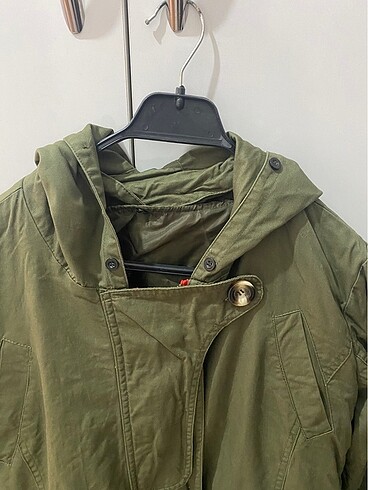 xl Beden haki Renk Kadın Parka