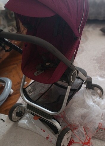 9- 36 kg Beden mor Renk Stokke bebek arabası
